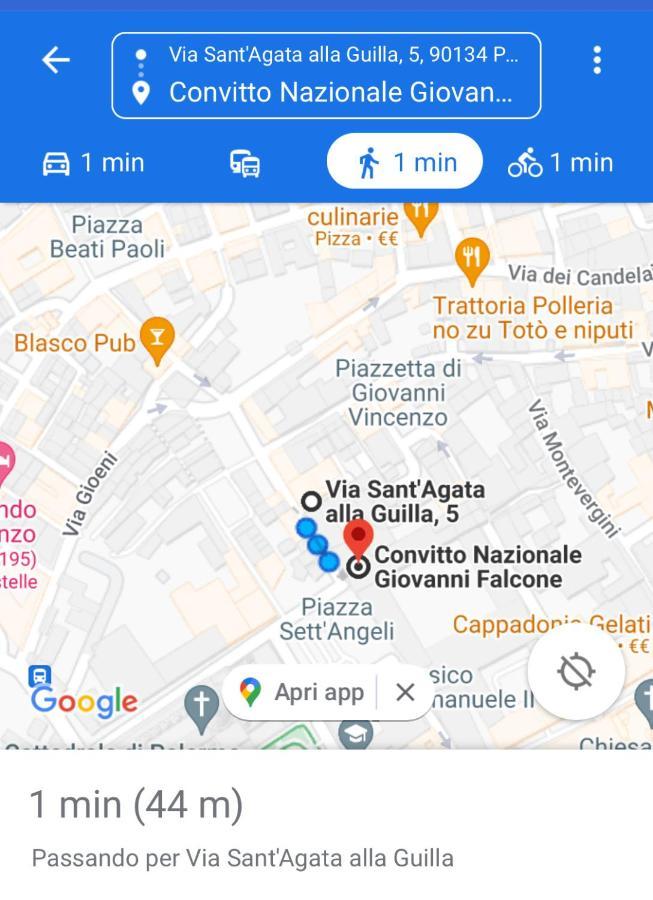 Le Due Pigne - Palermo Apartment Ngoại thất bức ảnh